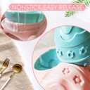 Easter Chocolate Molds Silicone Large, 3.5" Easter Egg Molds for Chocolate Baking Soap Gummy Candy Resin Wax Melts Ice Cube Jelly