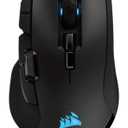 Corsair IRONCLAW RGB Wireless FPS/MOBA Gaming Mouse – 18,000 DPI – 10 Programmable Buttons – Designed for Large Hands – iCUE Compatible – PC, Mac, PS5, PS4, Xbox – Black