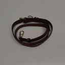 Leather Purse Strap - Replacement Crossbody Bag Strap - Light Gold Clasp & Burgundy