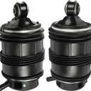 2 PCS Rear Air Suspension Spring Bags Compatible with Mercedes-Benz W211 W219 2003-2011 2-MATIC E280 E320 E350 E500 E550 CLS500 CLS550 CLS55AMG CLS63 AMG 2113200725 2113200825 Left & Right