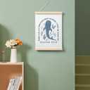 PaJiaNi Whale Shark Christian Nursery Wall Art Decor for Boys Room, Ocean Whale Scripture Bible Wall Art, Christian Decor Poster for Nursery Kids Room Classroom,12x16 Inch