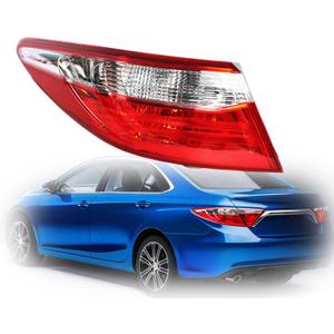 munirater 1-Pack Rear Left Tail Light Assembly Replacement for Camry 2015-2017 Outer Driver Side Brake Lamp