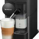 Nespresso Lattissima One Original Espresso Machine with Milk Frother by De'Longhi, Shadow Black