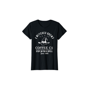 Witches Brew Coffee Co halloween stop for a spell since 1692 T-Shirt S
