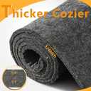 6x9 Non Slip Rug Pad Gripper, 1/4" Thick Cushioned Carpet Pads