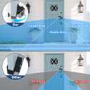 Wired Ring Doorbell Mount, No Drill Anti-Theft Camera Mount with Angle Mount and Power Cord, Compatible with Ring Wired, Adjustable Angle 0-70 (Doorbell Not Included, Not Compatible with Blink/Eufy)