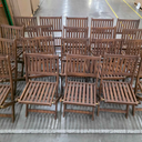 20 ct Solid Wood Patio Folding Chair Folding Chair Set