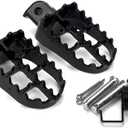 Black Dirt Bike Footrest,Aluminium Footpegs Pedals,for XR50R PW50 CRF70 TW200 KLX110 CRF50 50cc 70cc 90cc 110cc 125cc TaoTao Motorcycle Part (STANDARD)