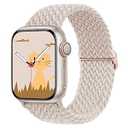 Yaber Stretchy Braided Solo Loop Compatible with Apple Watch Band 38mm 40mm 41mm 42mm 44mm 45mm 49mm for Women Men, Adjustable Straps Elastic Sport Wristbands for iWatch Series 9 8 7 6 5 4 3 2 1 Ultra