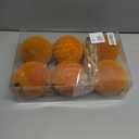 6Pcs Large Velvet Christmas Ball Ornaments 4" Copper Orange Flocked Ornaments Set for Christmas Tree with 10Pcs Velvet Bows Shatterproof Xmas Hanging Decorations for Home Fall Tankgiving Holiday Dcor