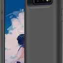 Battery Case for Samsung Galaxy S10e, 5000mAh Rechargeable Extended Battery Charging Case, Adds 1.2X Extra Juice (5.8 Inches) Black
