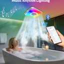 Bathroom Exhaust Fan with Bluetooth Speaker and LED Light, 230 CFM Quiet Vent Fan, 7-Color RGB Lighting & 3CCT Lighting, App and Remote Control, Smart Bathroom Exhaust Fan, Easy Install