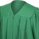 D DODOU Unisex Matte Graduation Cap and Gown Tassel Package for High School and Bachelor (Green)