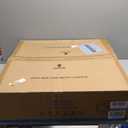 FTZVRD Ceiling Fans with Lights, 24 Inch Flush Mount Fandelier Ceiling Fan, Remote Control, Low Profile, Reversible DC Motor, Dimmable LED Fan for Bedroom, Kitchen, Dining, Office