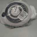 Electric Back Scrubber for Shower Wall Mounted Exfoliating Brush, HandsFree Automatic Body Scrubber, IPX7 Waterproof, 3Speed Adjustment, 3 Replaceable Heads with 50pcs Disposable Shower Caps, White