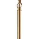 Kichler Madden 1-Light Mini Pendant Light Fixture with Clear Glass Shade in Champagne Bronze, Sloped Ceiling Compatible for Kitchen Island Hanging Lighting, (15" x 7"), 52725CPZ