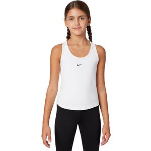 Nike Girls' Indy Sports Bra (Medium, White/White)