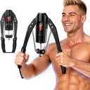 Twister Arm Exerciser, Adjustable Arm Twister Trainer, Chest Expander, Home Gym Equipment, Shoulder Arm Chest Forearm Muscle Training,22-440lbs Hydraulic Power Fitness Workout Exercise (Black)