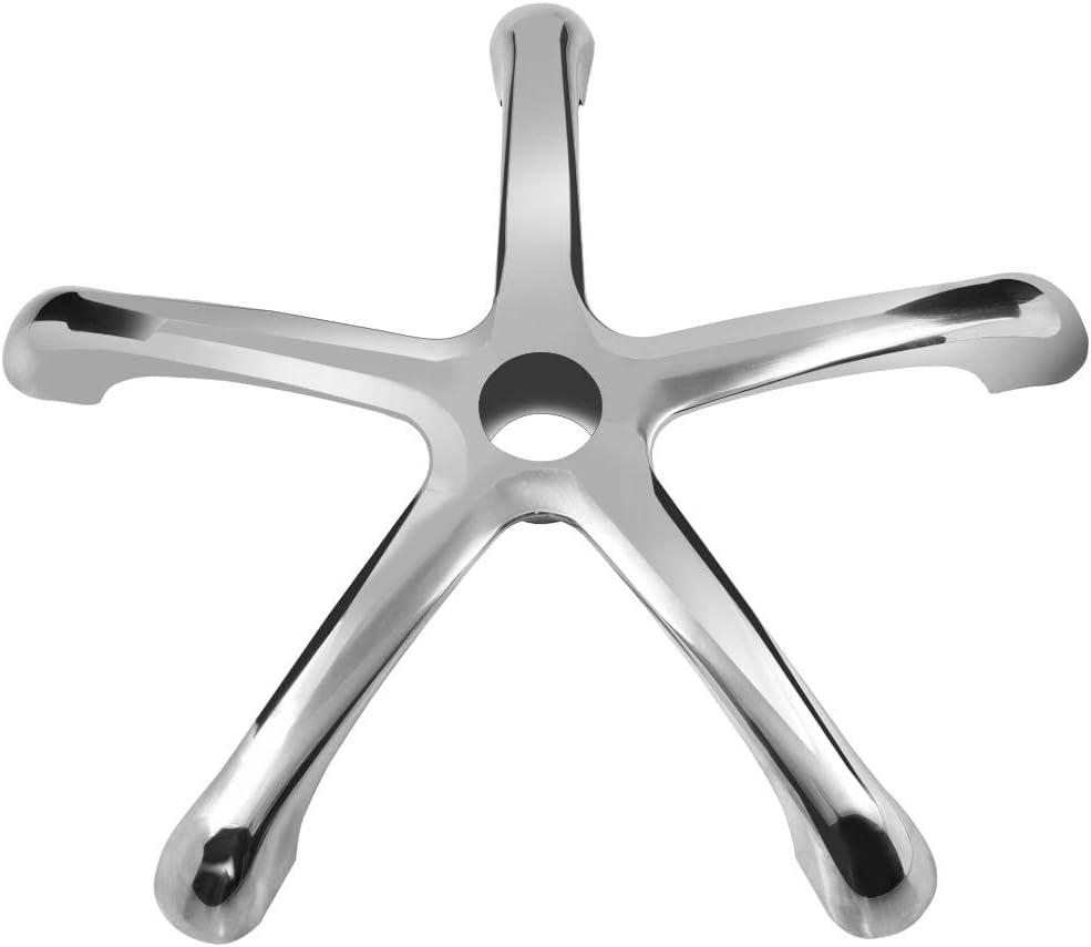 20" Chair Base Leg Replacement Parts Repair Office Pneumatic Bottom | Heavy Duty Aluminum Metal