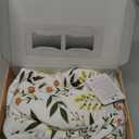 Yoofoss Rayon Made from Bamboo Baby Sleep Sack 0-6 Months 1.0 Tog Baby Wearable Blanket, Super Soft Infant Toddler Sleeping Sack 2-Way Zipper (Leaf & Flower)