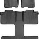 SMARTLINER Custom Fit Floor Mats 3 Row Liner Set Compatible with 2013-2020 Toyota Sienna