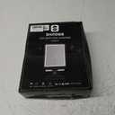 Heated Shower Mirror Fogless for Shaving, 3 Colors Stepless Dimmable Lights Fogless Mirror for Shower, Rechargeable Anti Fog Shaving Mirror for Shower with Razor Holder for Men, Light Memory Function (Black)