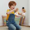 Mini Top Hat, 2pcs Miniature Top Hats for Dolls Doll Tophat Decorative Party Supplies for DIY Pets Craft Accessories Ornaments Party Decoration Cosplay Accessories