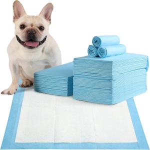 Disposable Puppy Pads, 100 Count 23.6x23.6 in, 6 Layer Pee Pads for Dogs,Super Absorbent Diaper Changing Pad, Dog Potty Training Supplies,Quick Dry Pet Housebreaking Essentials for Puppies