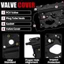 MITZONE Engine Valve Cover Compatible with 2011-2015 KIA Optima 2011-2016 Sportage 2012 Sorento 2014-2015 Huydai Tucson Replace 22410-2G710