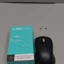 Wireless Bluetooth Mouse (USB + BT1 + BT2), Full Size, 4-Way Scrolling, Multi-Device Silent Mouse for Computer, Laptop, iPad, MacBook (Black)