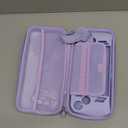 GUTIAL Accessories kit for ASUS ROG Ally 2023 - Accessories Bundle for ROG Alloy Gaming Handheld with Carrying Case Protective Cover case and 2 Pack Screen Protector, 6 Thumb Grips - Purple