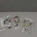 Landical 3 Pack Silicone Beaded Phone Wrist Strap Keychain Bracelet Cute Car Key Chain Hand Free Chain Bracelet for Women(Dark Color)