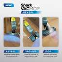 Shark VACMOP Reveal NEW Cordless Hard Floor Cleaner, Vacuum & Spray Mop, Powerful Suction, Lightweight, Illumination Light, VM401