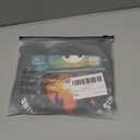 Women's Letter Print T Shirts Crewneck Short Sleeve Tee Tops Streetwear Tops (Black) Large