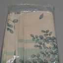 Artoid Mode Eucalyptus Buffalo Plaid Spring Placemats Set of 4, 12x18 Inch Vase Seasonal Table Mats for Party Kitchen Dining Decoration (Beige/Green)