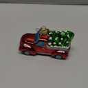 Joiedomi Red Truck with Tree Mini Christmas Ornaments, Blown Glass Small Funny Ornament for Christmas Tree Hanging Decorations Indoor, Xmas Party Favors Cute Presents