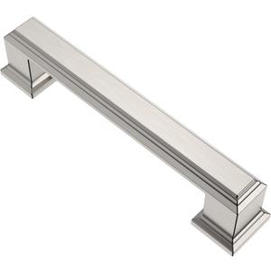 Alzassbg 10 Pack Brushed Satin Nickel Cabinet Pulls, 3-3/4 Inch(96mm) Hole Center Kitchen Cabinet Handles for Cabinets and Drawers AL3071SN