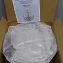 Kusini Drink Fountain for Parties - 1.5 Gal, 3 Tier Punch Bowl Drink Tower, LED Base, 4 Reusable Cups - Drink Dispenser Machine for, Juice, Punch, Pani Puri Fountain for Party Hosting Supplies