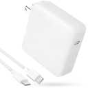 ixcv Mac Book Pro Charger  118W USB C Charger Fast Charger Compatible with MacBook Pro/Air, M1 M2 M3 M4 M5, iPad Pro, Samsung Galaxy, and More USBC Devices(6.6 ft Cable Included)