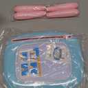 Kikidex Toddlers Toys Age 1-3, Magnetic Drawing Board, Doodle Board Pad Learning and Educational Toys for 1 2 3 Year Old Baby Kids Birthday Gift (Mint Blue)