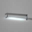 AQUABRITE 45 LED Aquarium Light RGB+W for 17.72in (45cm) Rimless Freshwater Fish Tanks - Full Spectrum Lighting with Adjustable Brightness with Controller