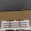 UME 3 Pack Cordless Table Lamp, Battery Operated Lamp - Portable Waterproof Rechargeable Table Lamp w/ 3 Color Temps & Stepless Dimming for Dinner, Desk, Cafe, Outdoor (Brushed Gold)