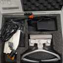 EustomA 2.5X Binocular Loupes Optical Glasses +3W LED Headlight Lamp with Filter + Aluminum Box Silver