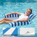 Jasonwell Inflatable Pool Floats Adult - Fabric Pool Floaties Chair Lake Beach Floating Lounger Chair Swimming Pool Noodles Water Hammock Float Mesh Party Floaty Toys Fun for Adults Heavy Duty