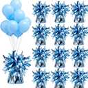 balloon weights are perfect for parties, birthdays, weddings. Each pack includes 12PCS durable weights that easily decorate balloons and elevate any celebration.(Light blue100g)