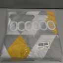 2 x SASTYBALE Bathroom Shower Curtain, Geometric Minimalist Modern Style, Waterproof Machine Washable Heavy Duty Cloth Bathroom Curtains with 12 Hooks, 72x84 Inch