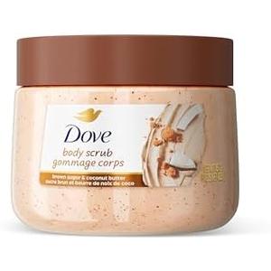 2 x Dove Brown Sugar and Coconut Butter Body Scrub Exfoliates and Deeply Nourishes for Smooth, Radiant Skin 15 oz