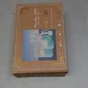 Crystal Club Flickering Flameless Candles with Timer, Real Wax Glass Effect Sandblast Candles, Battery Operated Ocean Theme LED Candles with Remote for Bathroom, Bedroom, Table Decoration