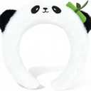 Panda Headbands for Fluffy Animal Ears Headband Adult Cute Headbands for women Washing Face Panda Costume Accessories for Theme Party Christmas Cosplay