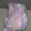 Hopearl LED Plush Cat Lighting Up Stuffed Mommy Cat with 3 Baby Kittens in her Tummy Stuffed Animal Playset Night Lights Glow in The Dark for Mom Kids Toddler Girls, Rainbow, 18''